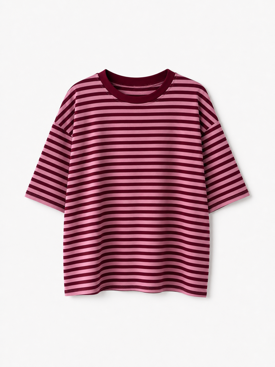 T-shirt Lily Bordeaux/Rose