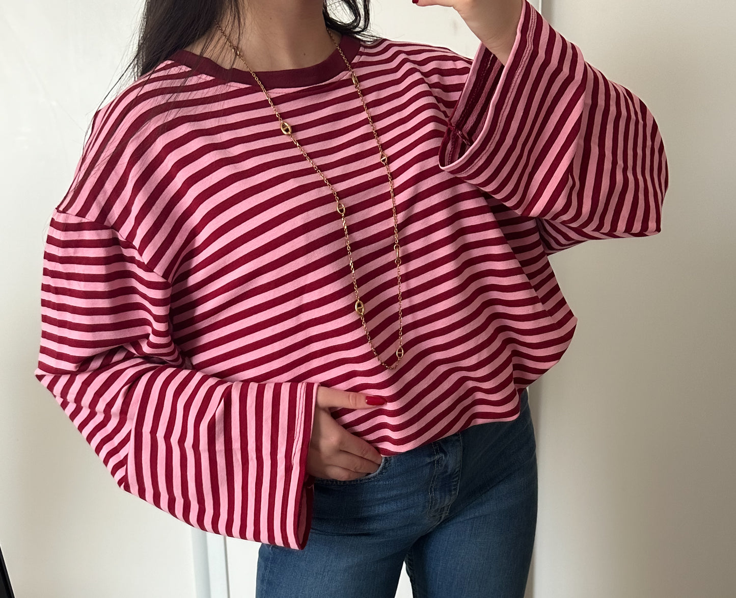 Lola Bordeaux/pink T-shirt