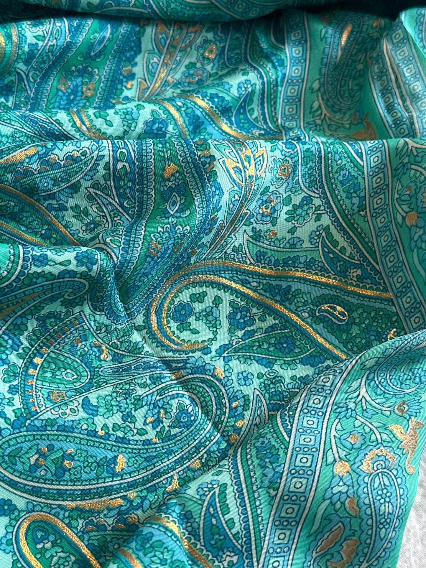 Robe bohème - vert turquoise