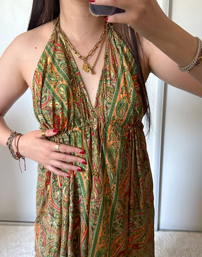 Robe bohème - Kaki
