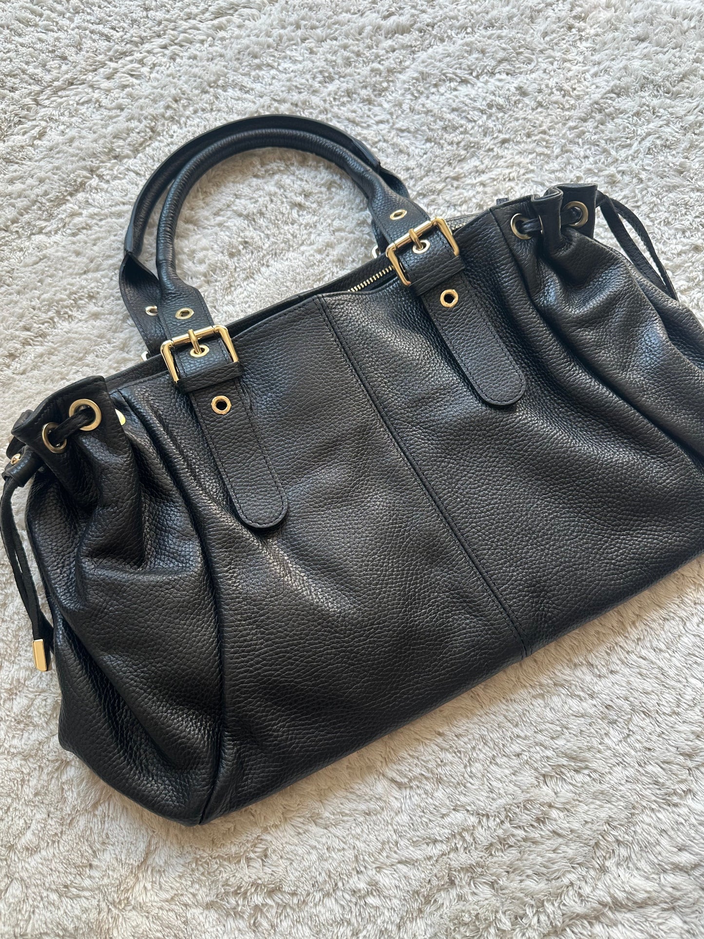 Sac Stockholm L - Noir grainé