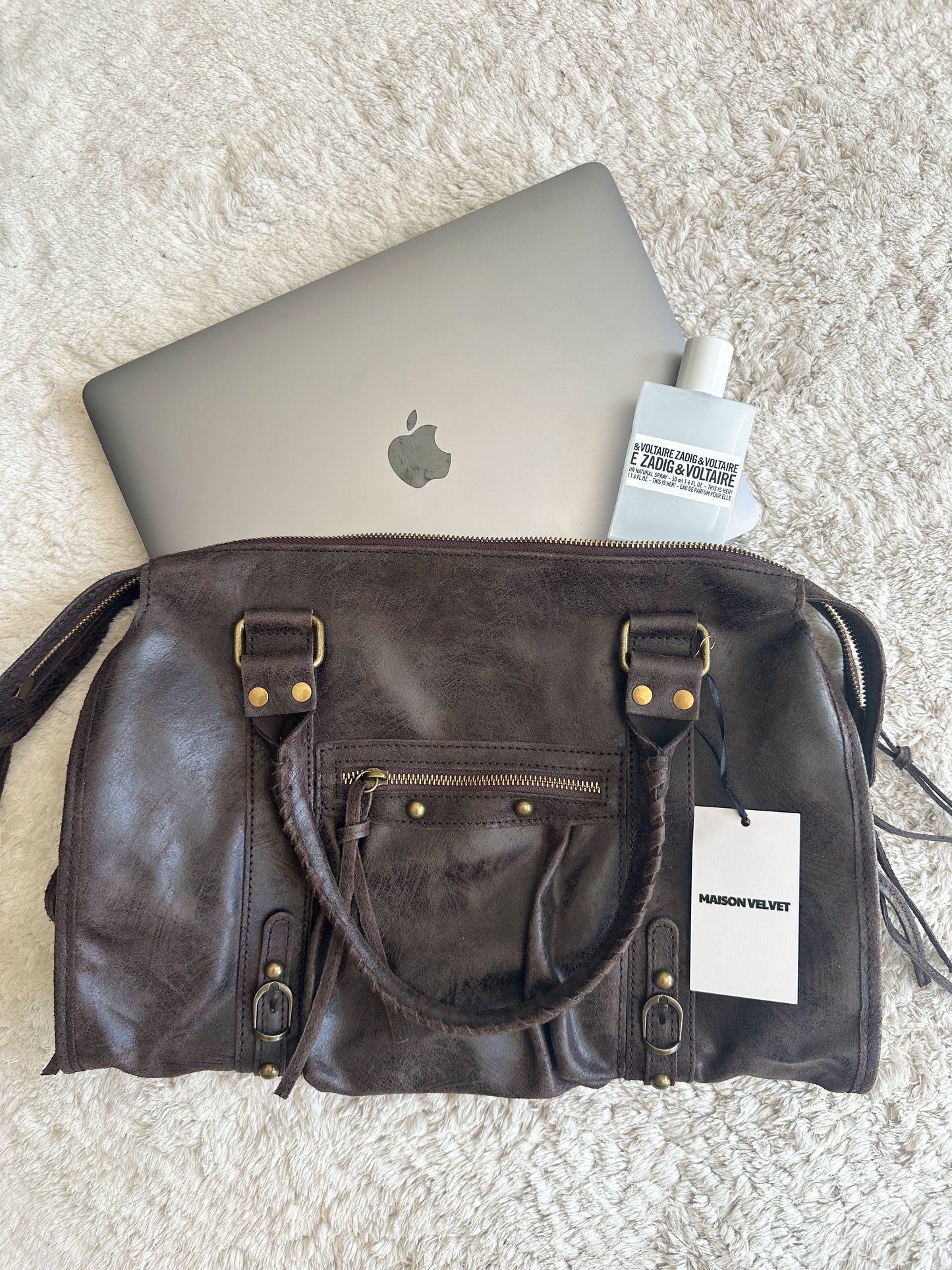 Sac City - Marron chocolat