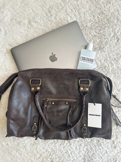 Sac City - Marron chocolat