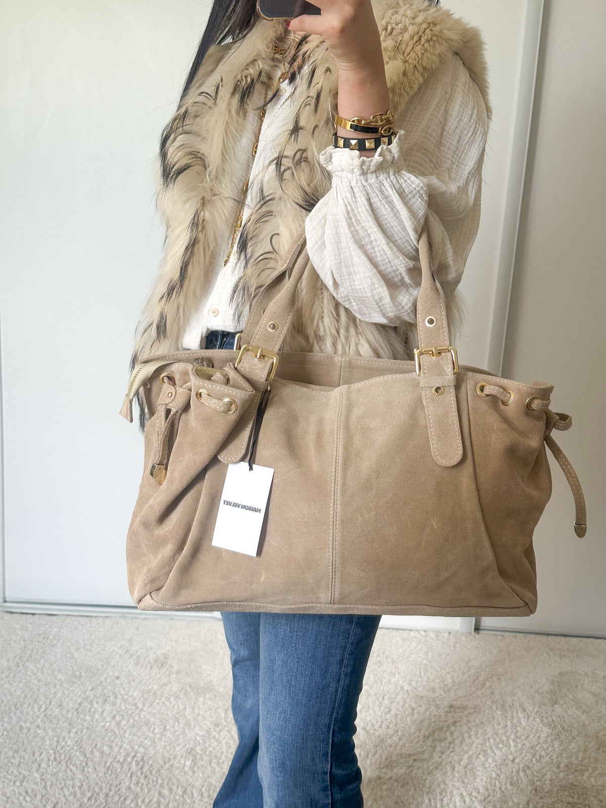 Précommande / Pre order Sac Stockholm L - Taupe clair