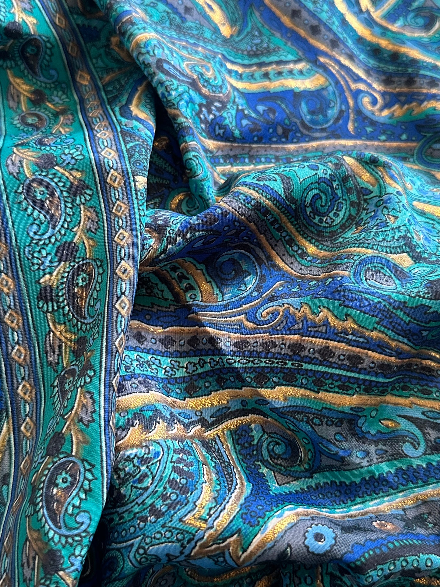 Robe bohème - turquoise/bleu