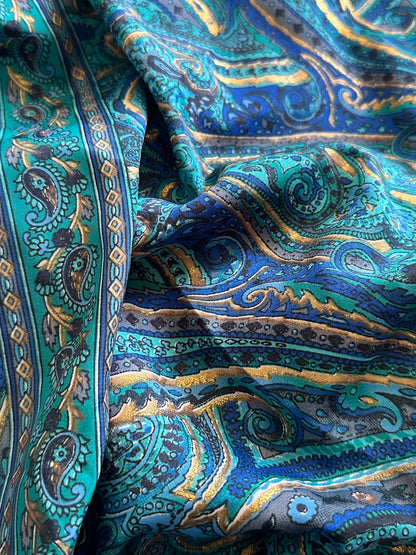 Robe bohème - turquoise/bleu