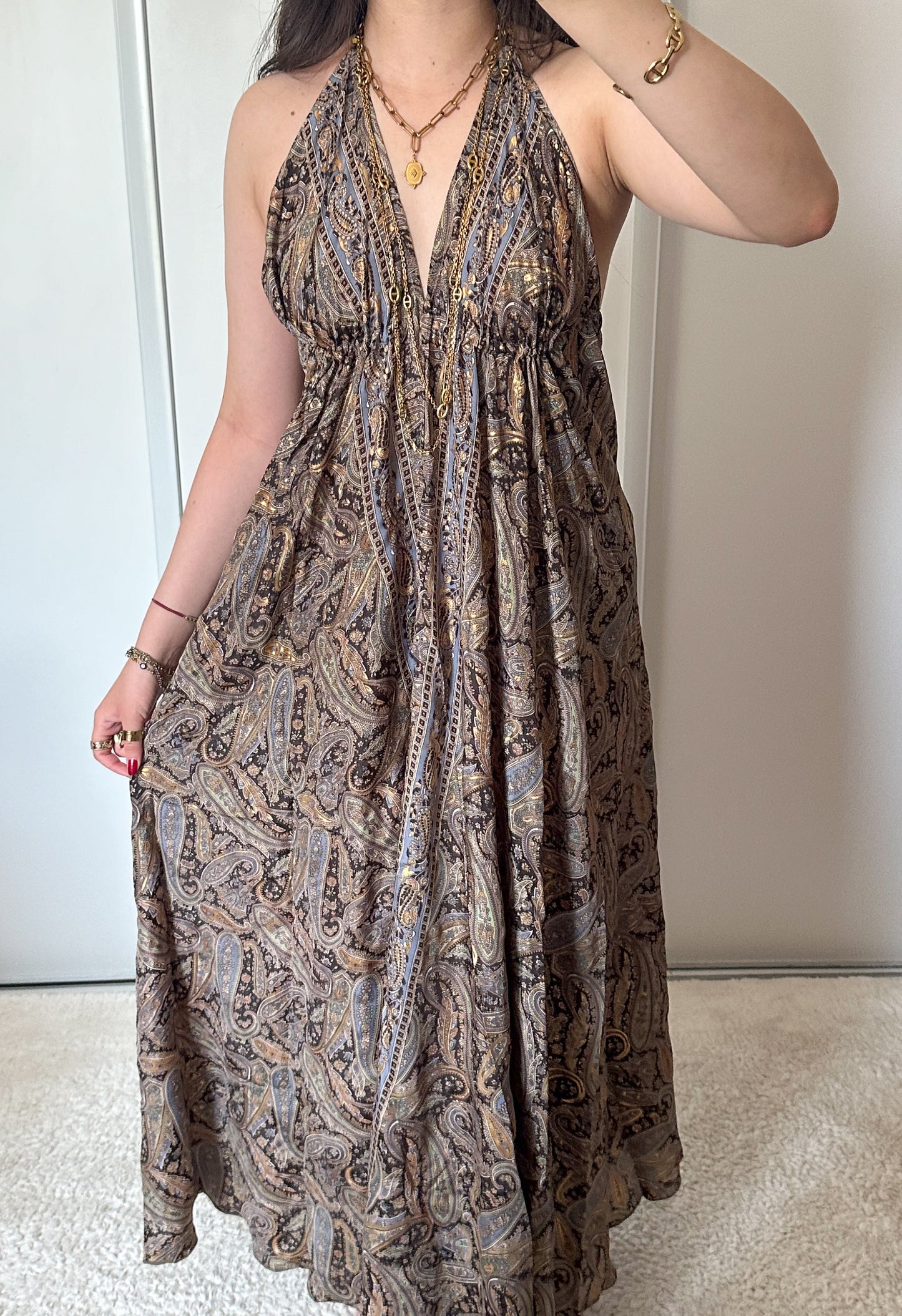 Robe bohème - Marron