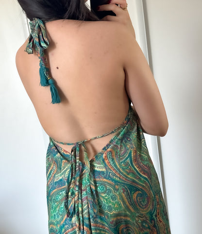 Robe bohème - vert