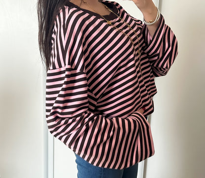 Lola Brown/Pink T-shirt