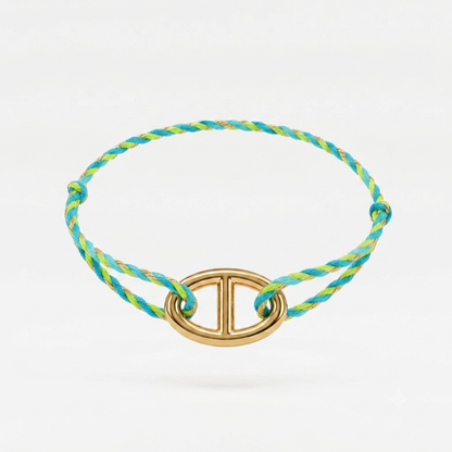 Bracelet cordon - dorée