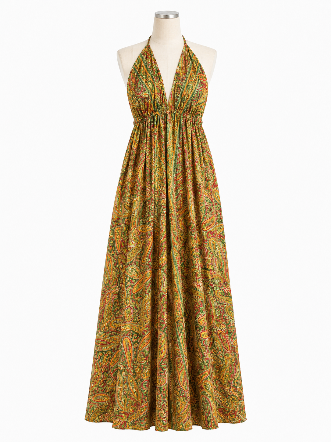 Robe bohème - Kaki