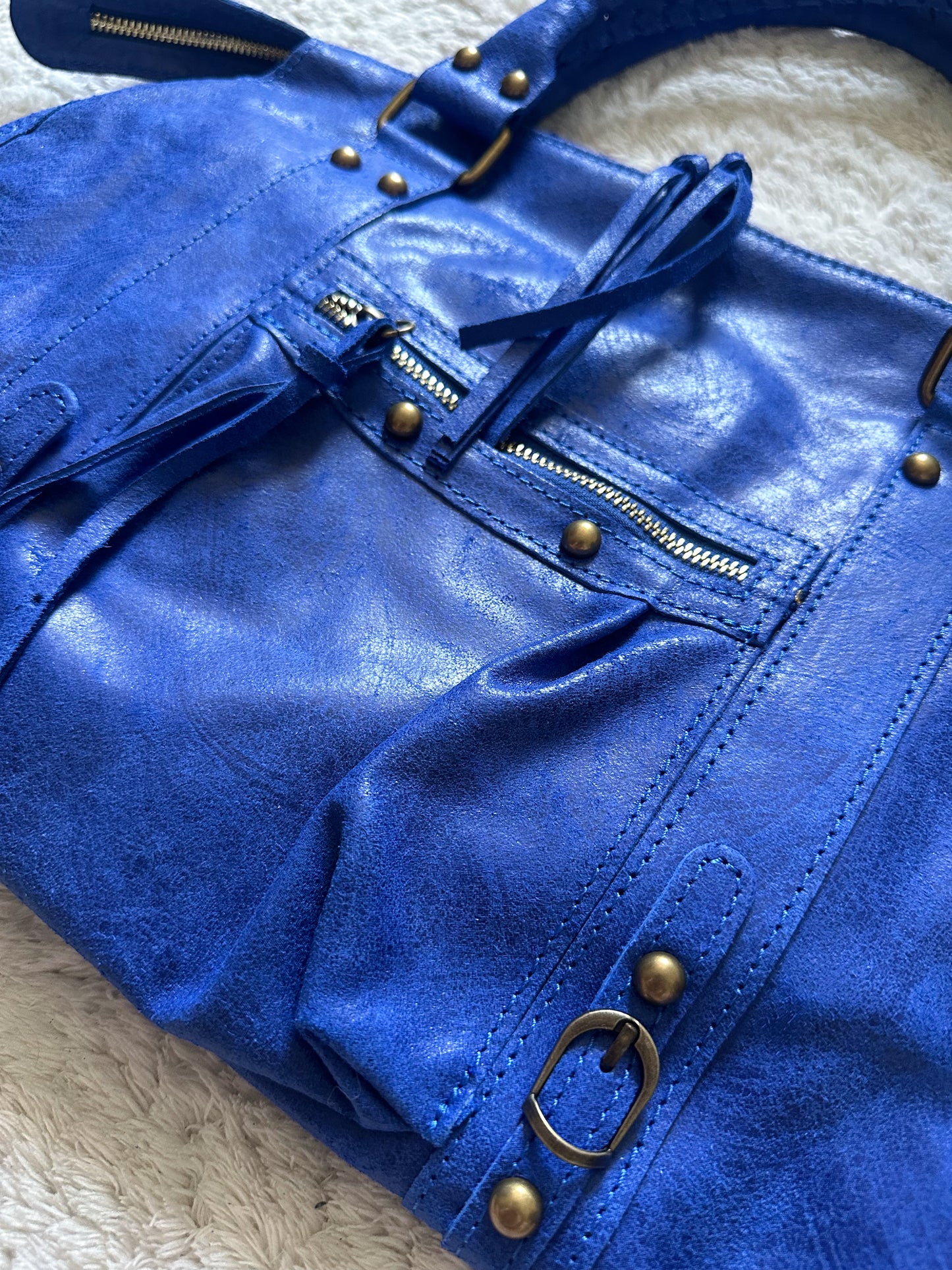 Sac City L - Bleu roi