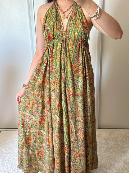 Robe bohème - Kaki