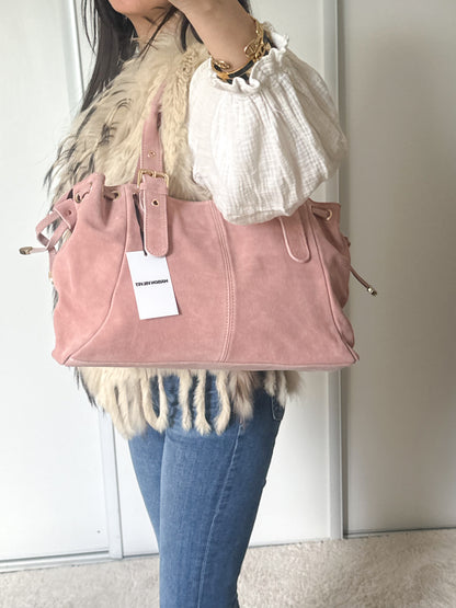Schoudertas Stockholm L - roze