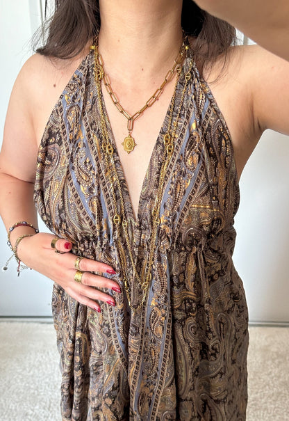 Robe bohème - Marron