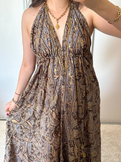 Robe bohème - Marron