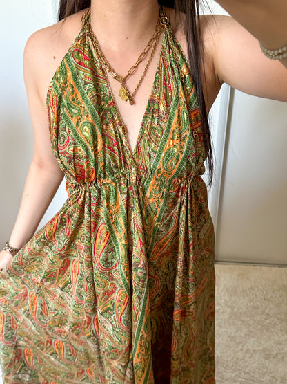 Robe bohème - Kaki