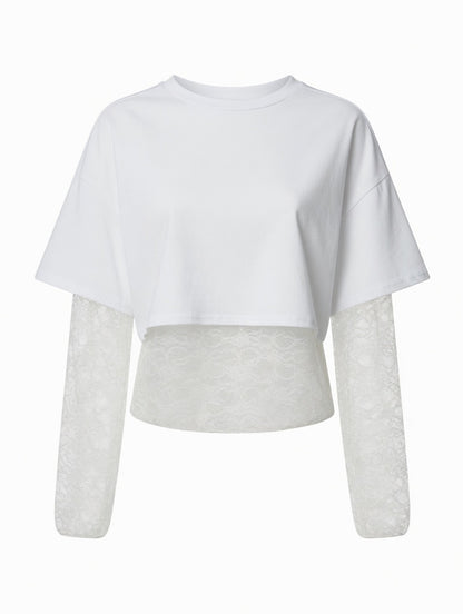 T-shirt dentelle