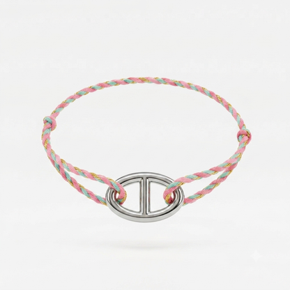 Bracelet cordon -argenté