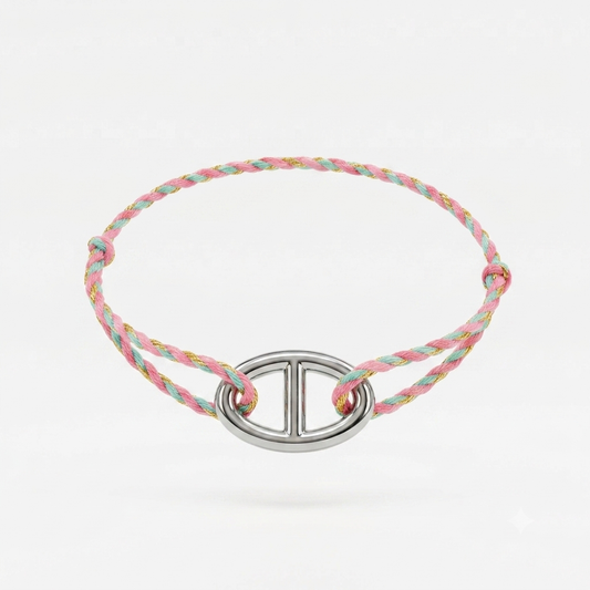 Bracelet cordon -argenté