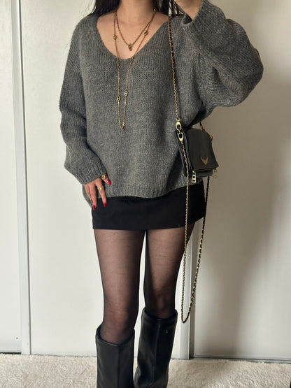 Pull Scarlet - Gris