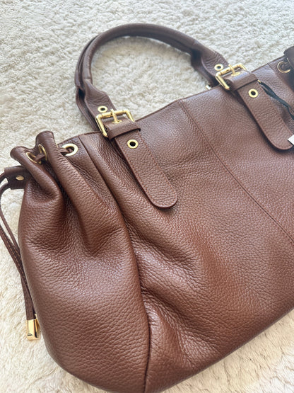 Sac Stockholm L - Bruin generfd leer