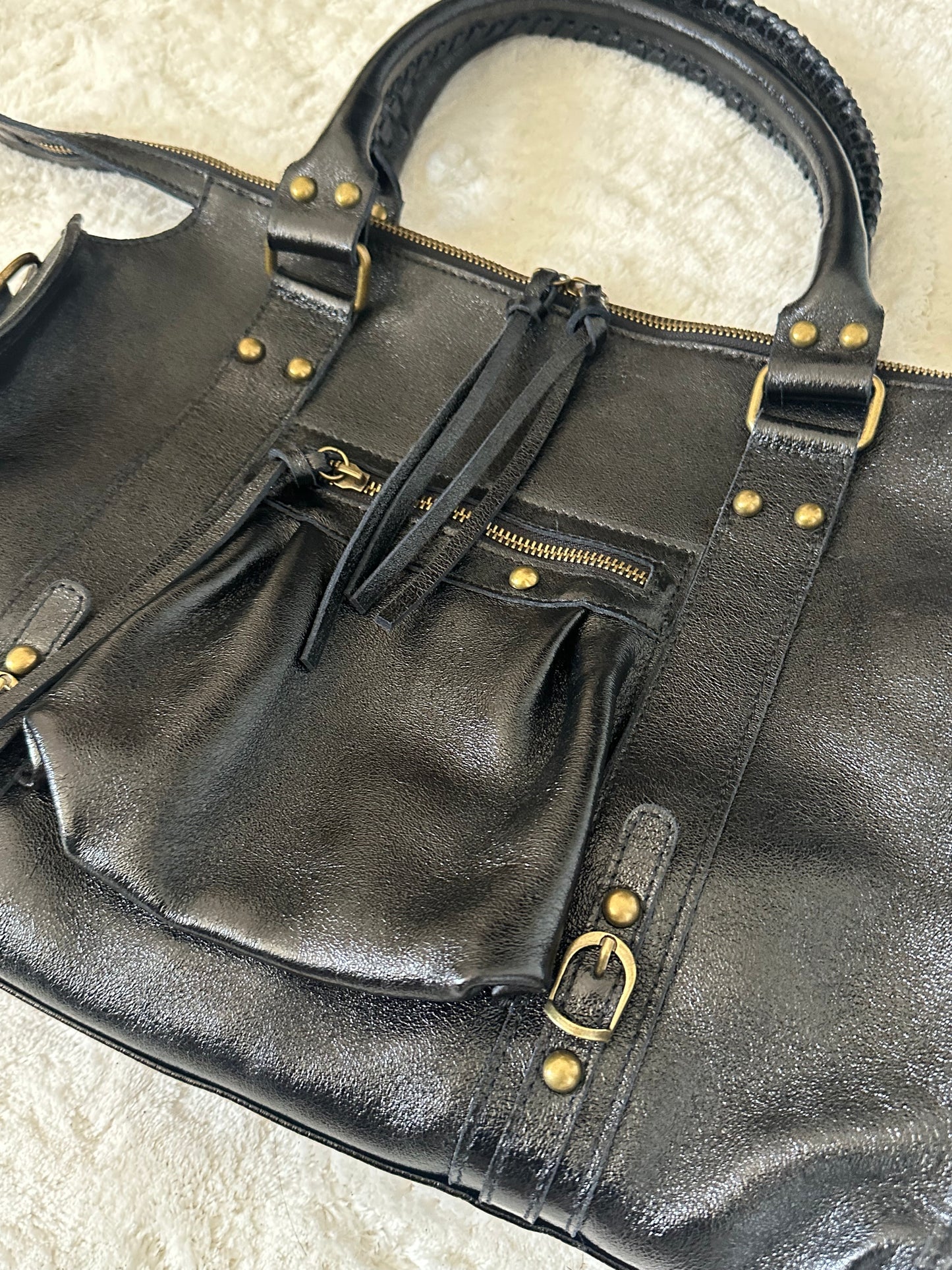 Sac City L - Noir irisé