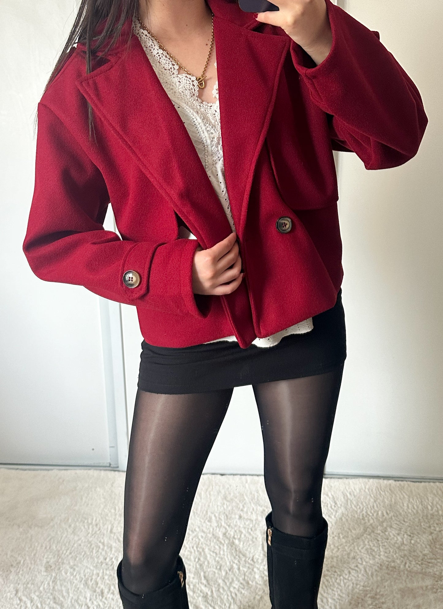 Veste Liz - Rouge