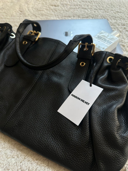 Sac Stockholm L - Noir grainé