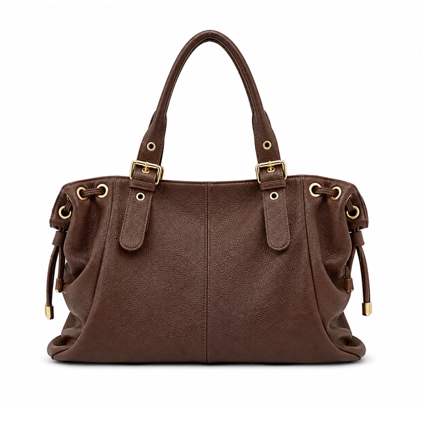 Sac Stockholm L - Bruin generfd leer