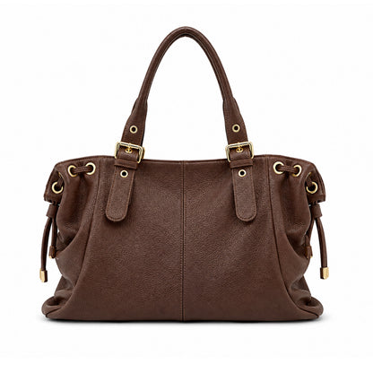Sac Stockholm L - Bruin generfd leer