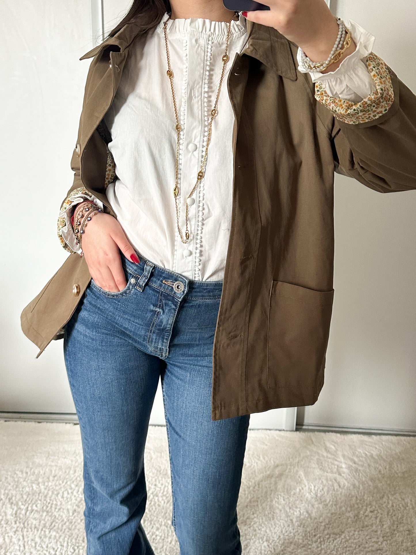 Veste Jeanne kaki