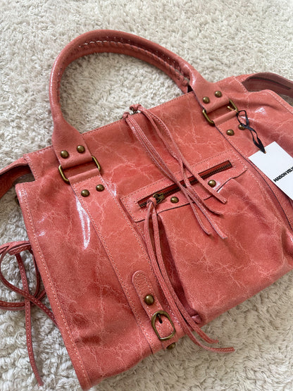 Édition limitée: Sac city L glossy - corail