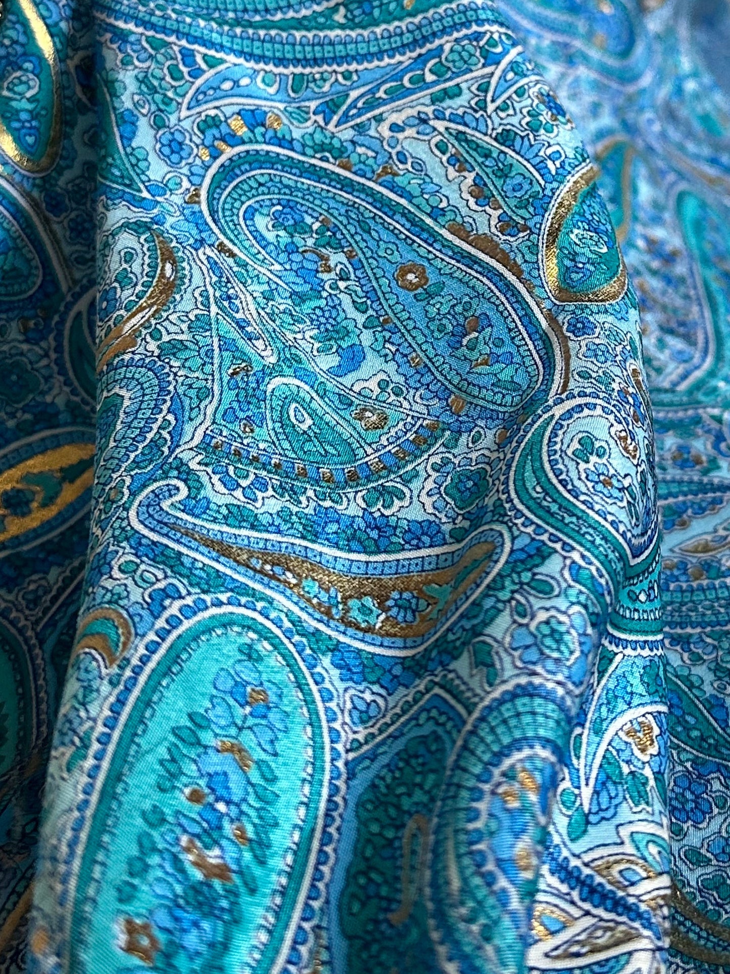 Robe bohème - bleu