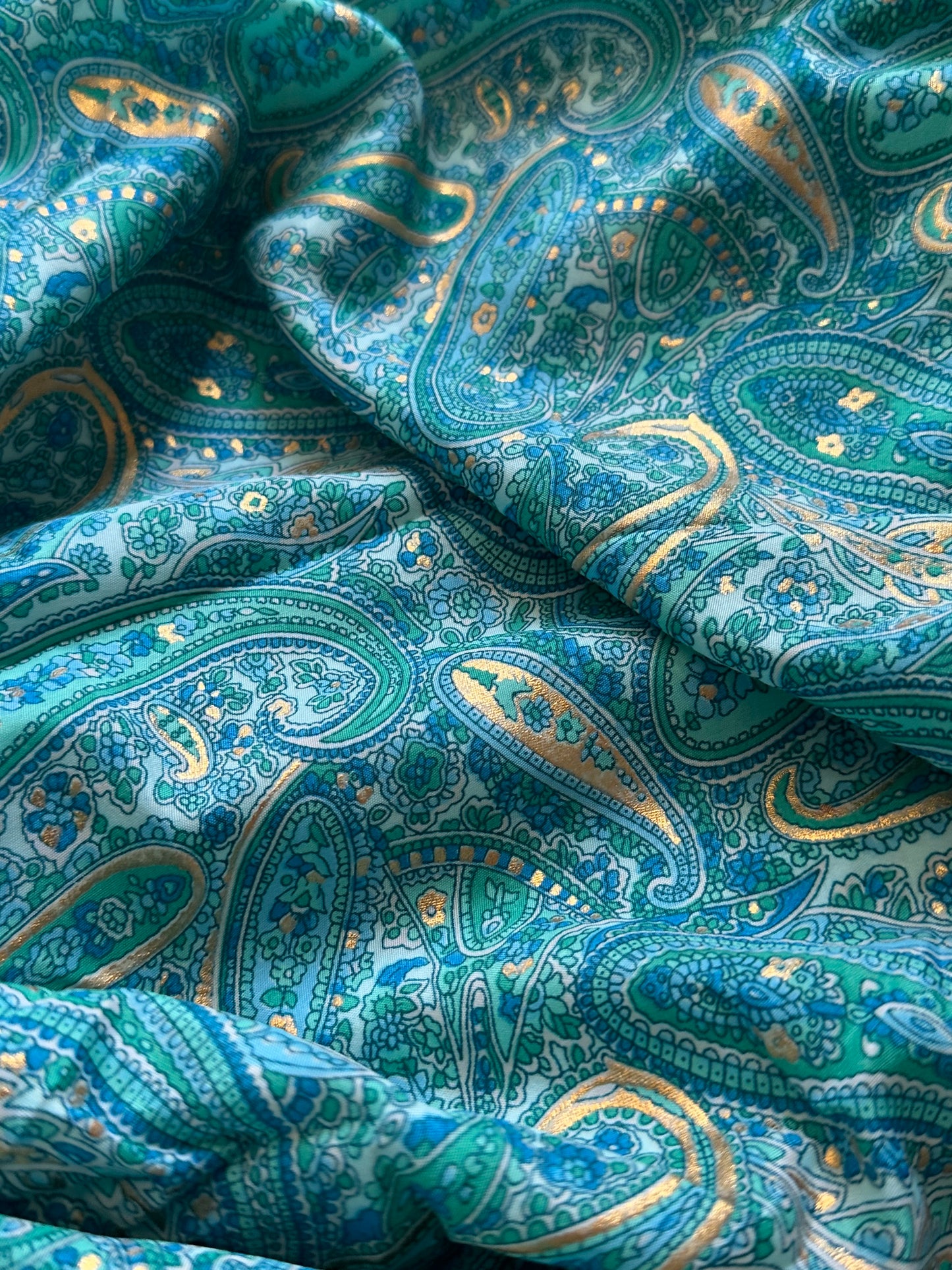 Robe bohème - turquoise
