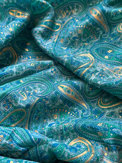 Robe bohème - turquoise