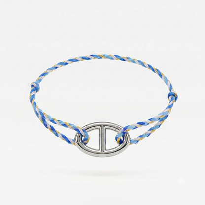 Bracelet cordon -argenté