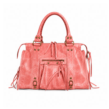 Édition limitée: Sac city L glossy - corail