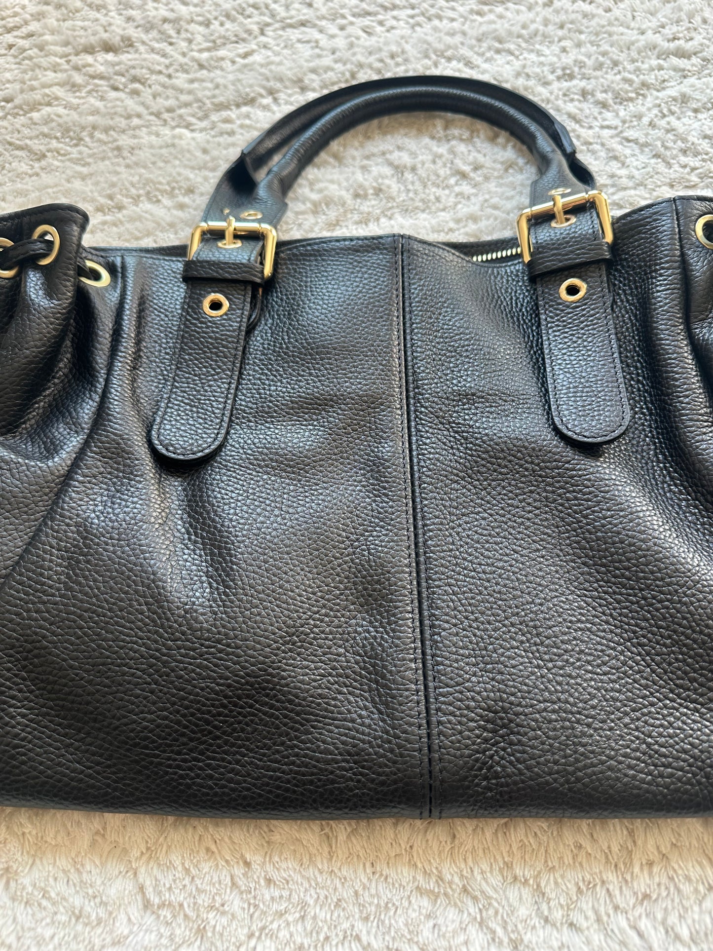 Sac Stockholm L - Noir grainé