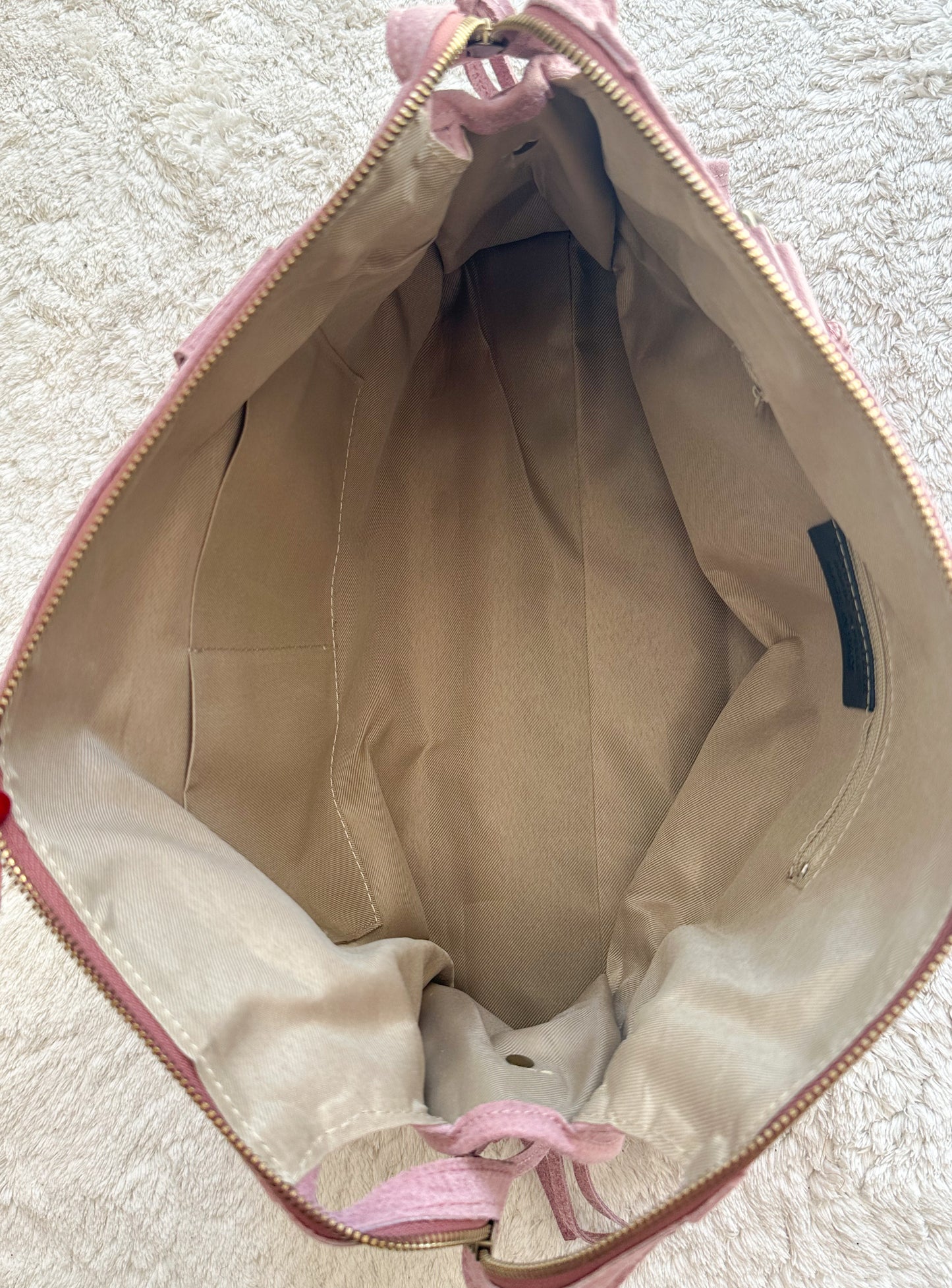 Sac city L - Vieux rose