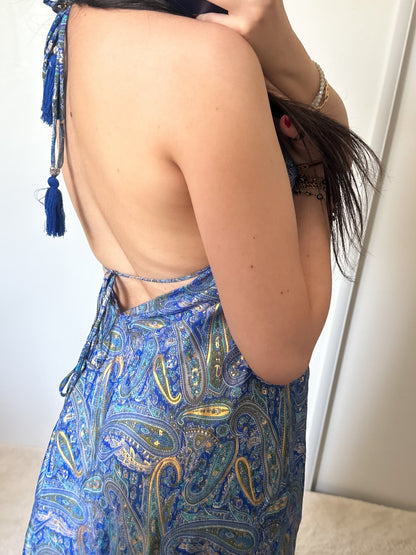 Robe bohème - Bleu marine